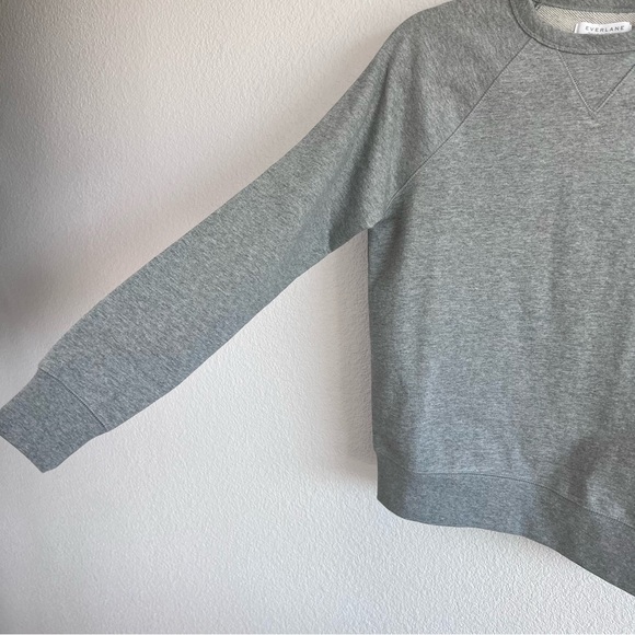 Everlane The Unisex French Terry Crew Heathered Grey - Picture 4 of 10